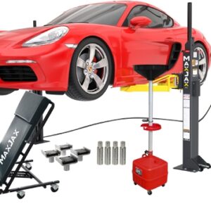 MAXJAX M6K PORTABLE TWO-POST GARAGE LIFT – ULTIMATE PACKAGE
