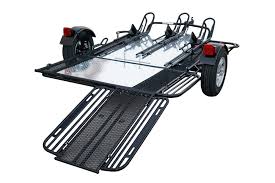 TRINITY RIDE-UP 3-RAIL MOTORCYCLE TRAILER MT3